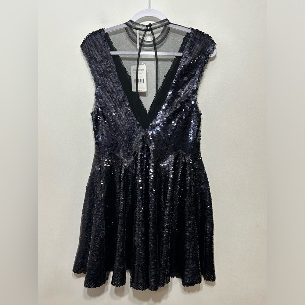 New! Free People Dance Til Dawn Sequin Mini Dress - Picture 8 of 14